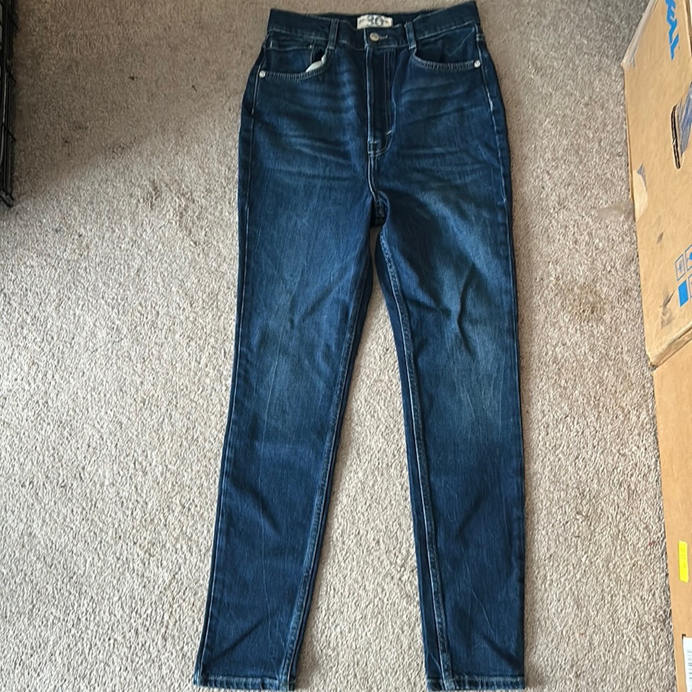 We the Free Dark Wash Skinny Jeans